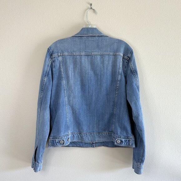 Levi's Stretch Denim Medium Wash Trucker Jacket - Picture 6 of 10